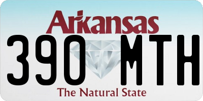 AR license plate 390MTH