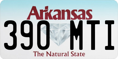 AR license plate 390MTI