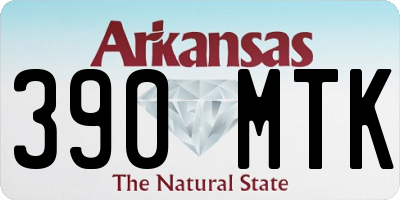 AR license plate 390MTK