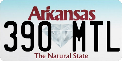 AR license plate 390MTL