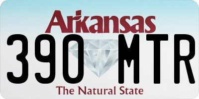 AR license plate 390MTR