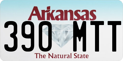 AR license plate 390MTT