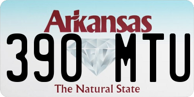 AR license plate 390MTU