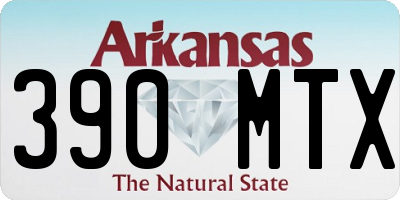 AR license plate 390MTX