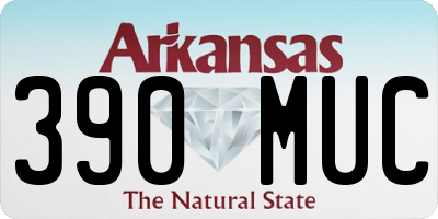 AR license plate 390MUC