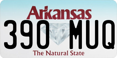 AR license plate 390MUQ