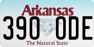 AR license plate 390ODE