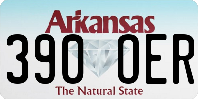 AR license plate 390OER