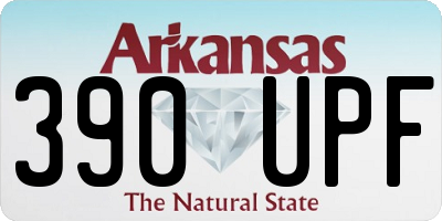 AR license plate 390UPF