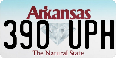 AR license plate 390UPH