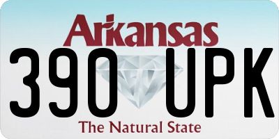 AR license plate 390UPK
