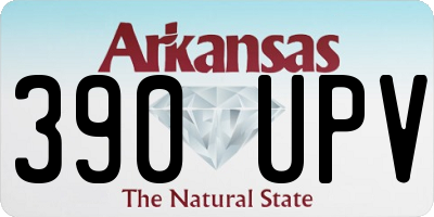 AR license plate 390UPV