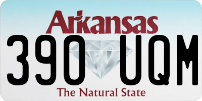 AR license plate 390UQM