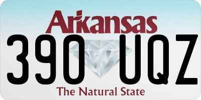 AR license plate 390UQZ
