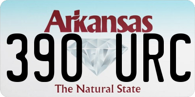 AR license plate 390URC