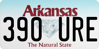 AR license plate 390URE