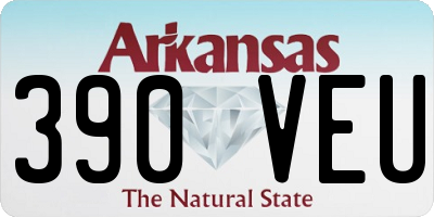 AR license plate 390VEU