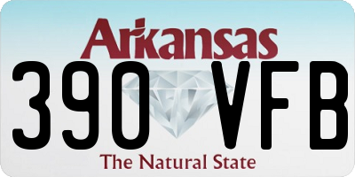 AR license plate 390VFB