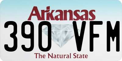 AR license plate 390VFM