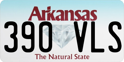AR license plate 390VLS