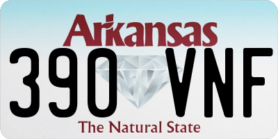 AR license plate 390VNF