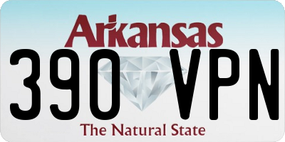 AR license plate 390VPN