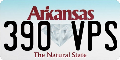AR license plate 390VPS