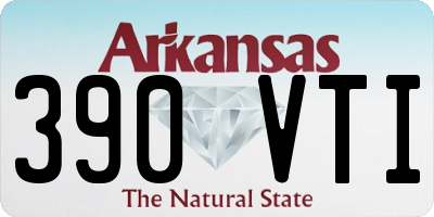 AR license plate 390VTI