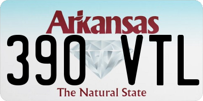 AR license plate 390VTL