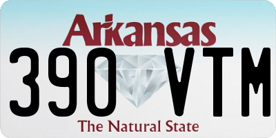 AR license plate 390VTM