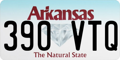 AR license plate 390VTQ