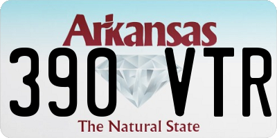 AR license plate 390VTR