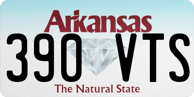 AR license plate 390VTS