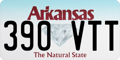 AR license plate 390VTT
