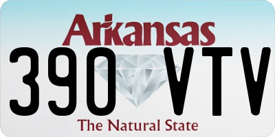 AR license plate 390VTV