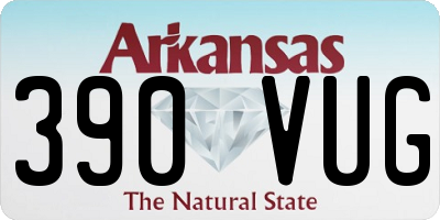 AR license plate 390VUG