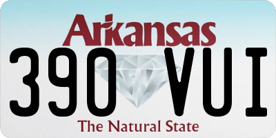 AR license plate 390VUI