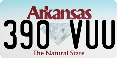AR license plate 390VUU