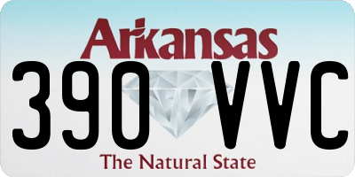 AR license plate 390VVC