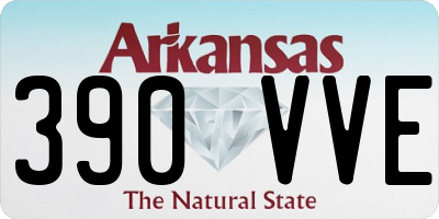 AR license plate 390VVE