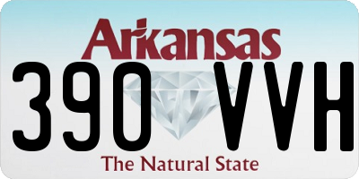 AR license plate 390VVH