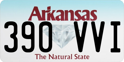 AR license plate 390VVI