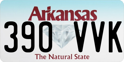 AR license plate 390VVK