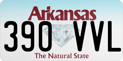 AR license plate 390VVL