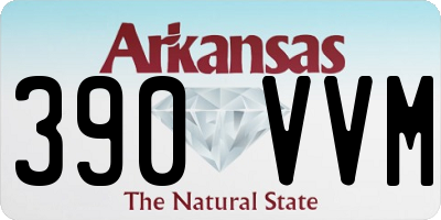 AR license plate 390VVM