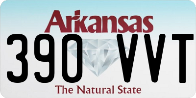 AR license plate 390VVT