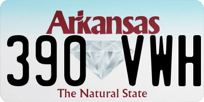 AR license plate 390VWH