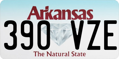 AR license plate 390VZE