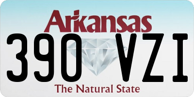 AR license plate 390VZI