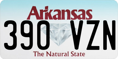 AR license plate 390VZN